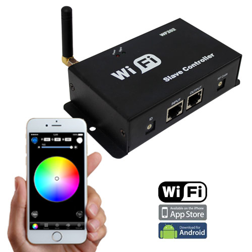 350Am3CH, 2.4GHz WIFI RF Wireless Slave Controller Control Via IOS or Android Smart Phone Tablet PC Constant Current For SC,CCT,RGB LED Strips